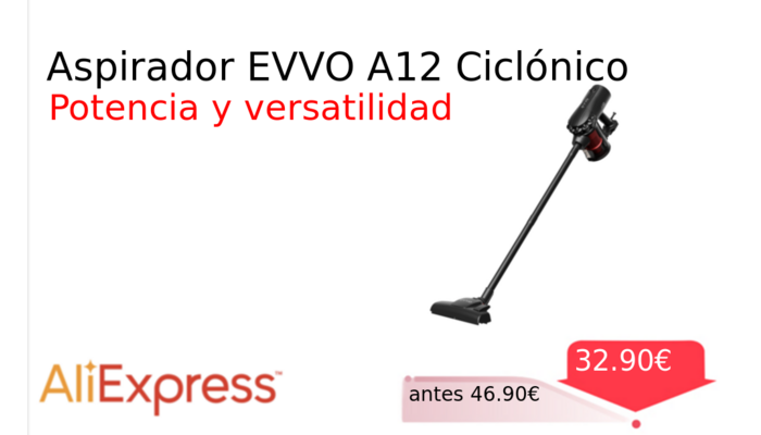 Aspirador EVVO A12 Ciclónico