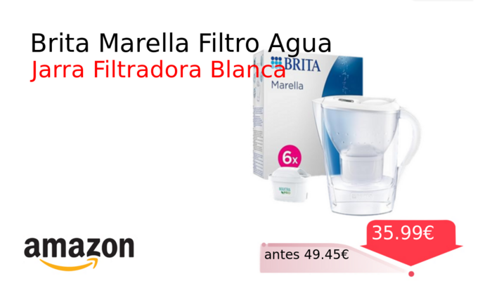 Brita Marella Filtro Agua