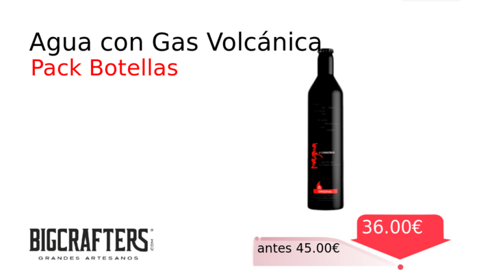 Agua con Gas Volcánica