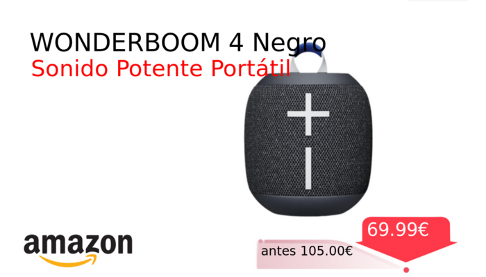 WONDERBOOM 4 Negro
