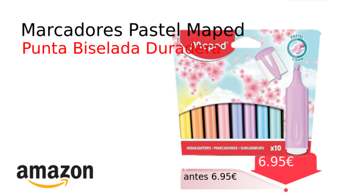 Marcadores Pastel Maped