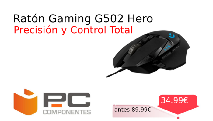 Ratón Gaming G502 Hero