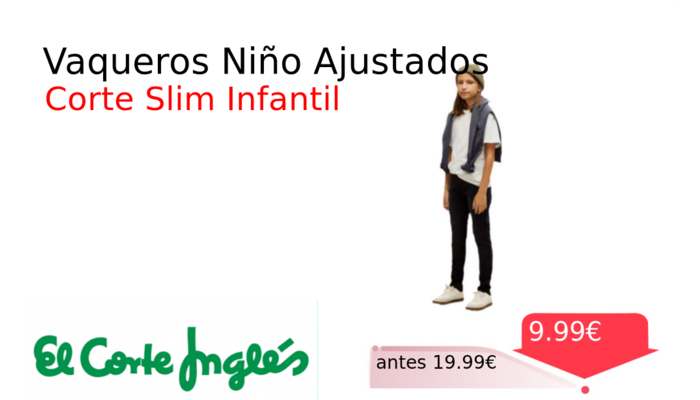 Vaqueros Niño Ajustados