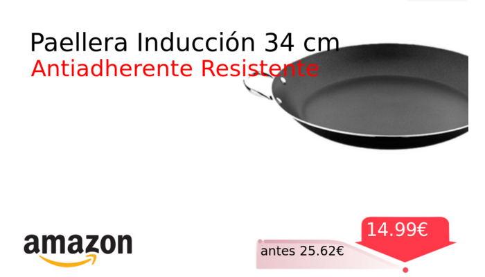 Paellera Inducción 34 cm