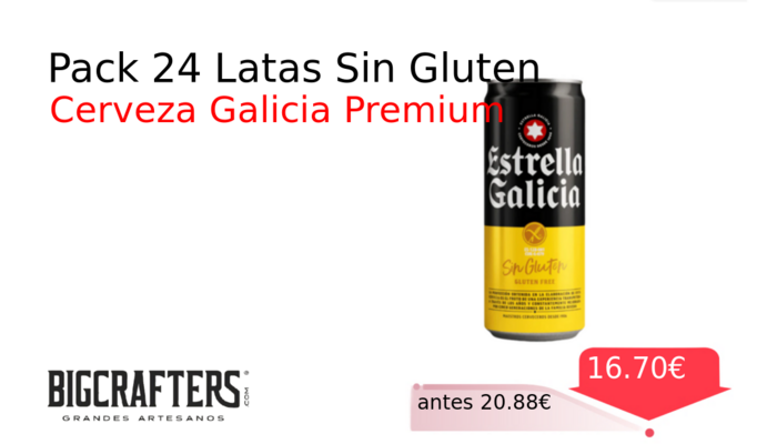 Pack 24 Latas Sin Gluten