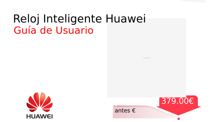 Reloj Inteligente Huawei