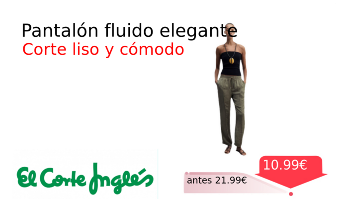 Pantalón fluido elegante