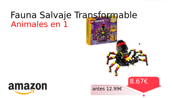 Fauna Salvaje Transformable
