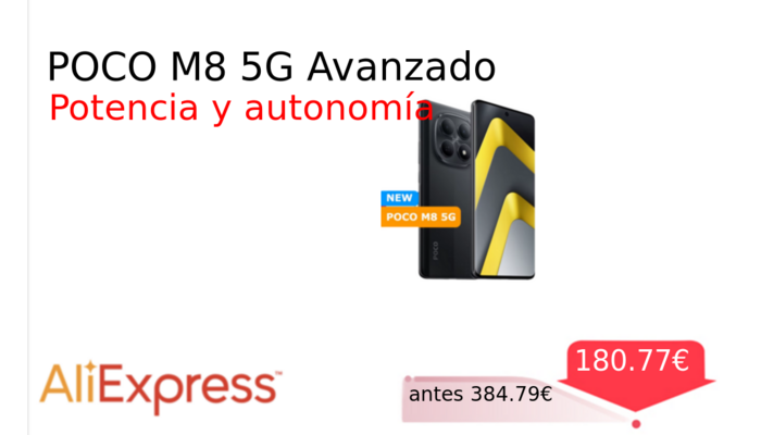 POCO M8 5G Avanzado