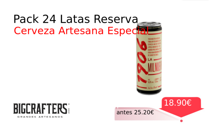 Pack 24 Latas Reserva