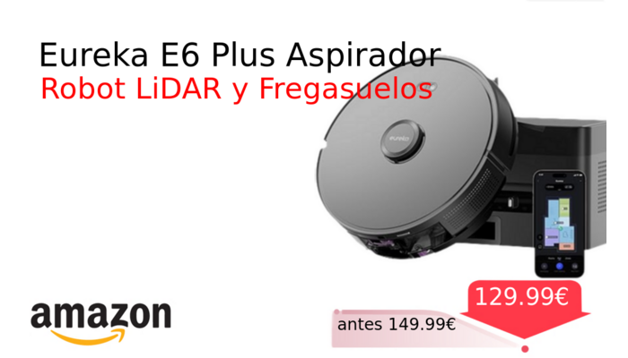 Eureka E6 Plus Aspirador