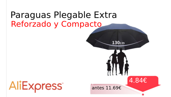 Paraguas Plegable Extra
