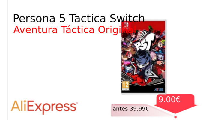 Persona 5 Tactica Switch