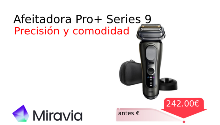Afeitadora Pro+ Series 9