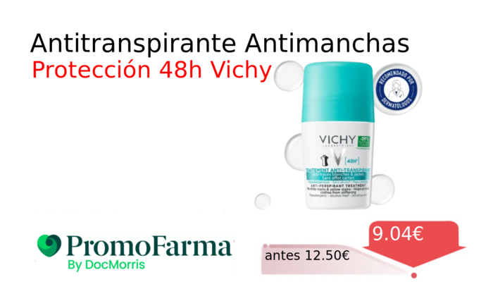 Antitranspirante Antimanchas