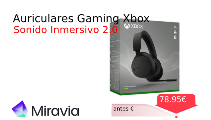 Auriculares Gaming Xbox