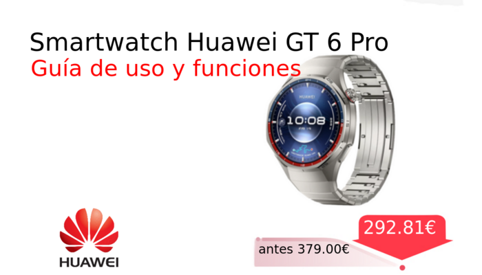 Smartwatch Huawei GT 6 Pro
