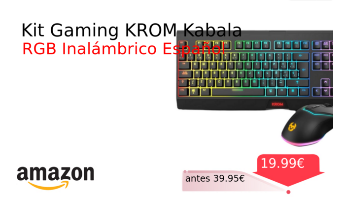 Kit Gaming KROM Kabala