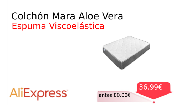 Colchón Mara Aloe Vera