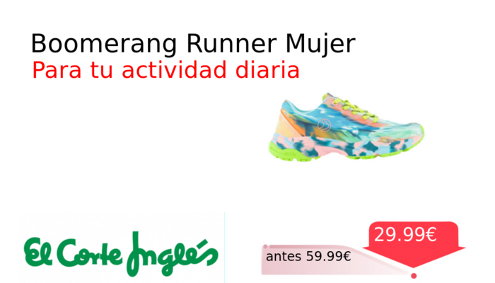 Boomerang Runner Mujer