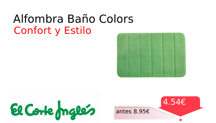 Alfombra Baño Colors