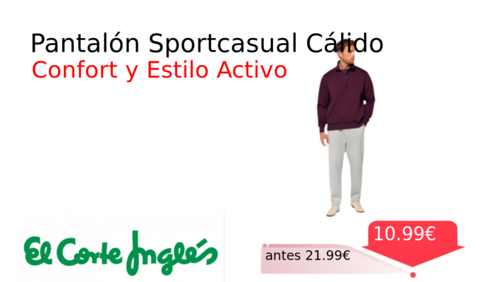 Pantalón Sportcasual Cálido