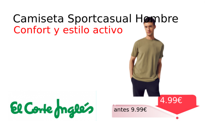 Camiseta Sportcasual Hombre