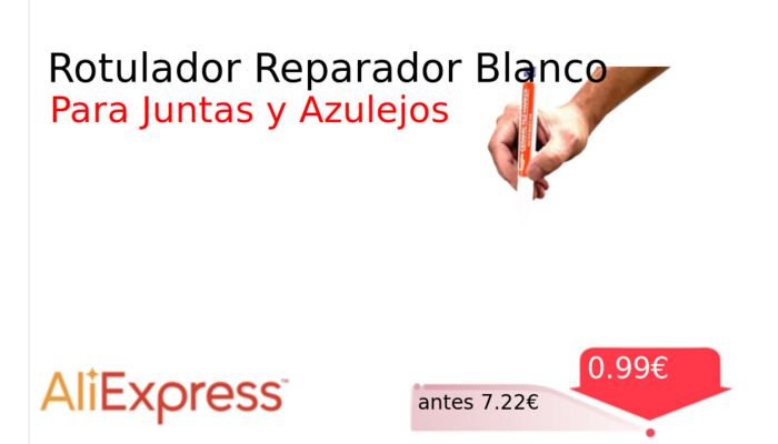 Rotulador Reparador Blanco