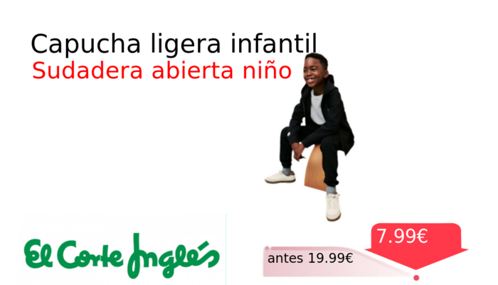 Capucha ligera infantil