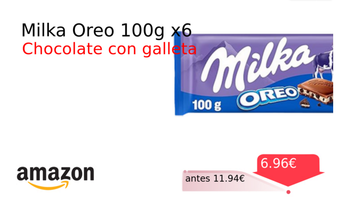 Milka Oreo 100g x6