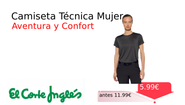 Camiseta Técnica Mujer