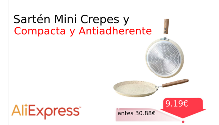 Sartén Mini Crepes y