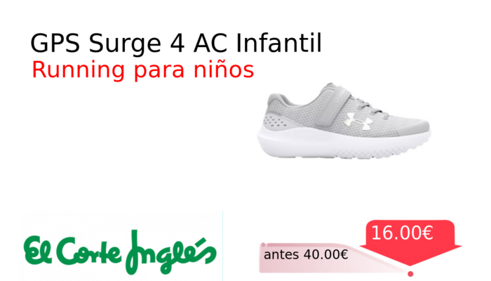 GPS Surge 4 AC Infantil
