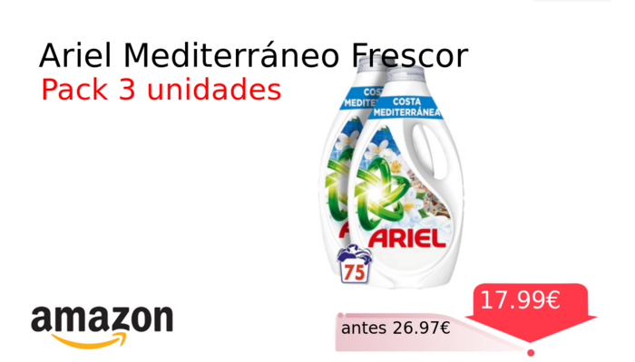 Ariel Mediterráneo Frescor