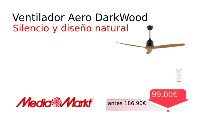 Ventilador Aero DarkWood