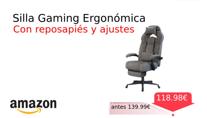Silla Gaming Ergonómica