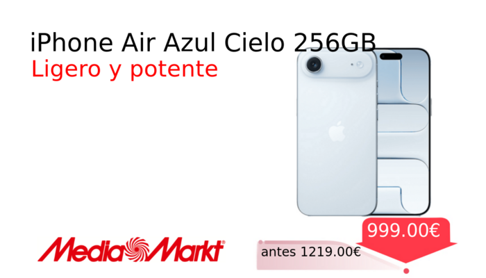 iPhone Air Azul Cielo 256GB