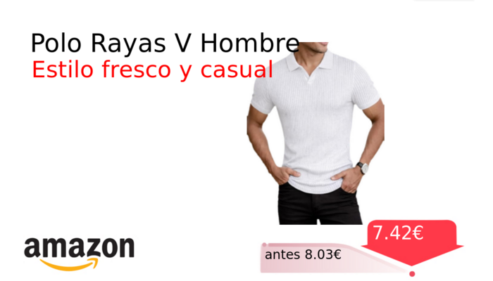 Polo Rayas V Hombre