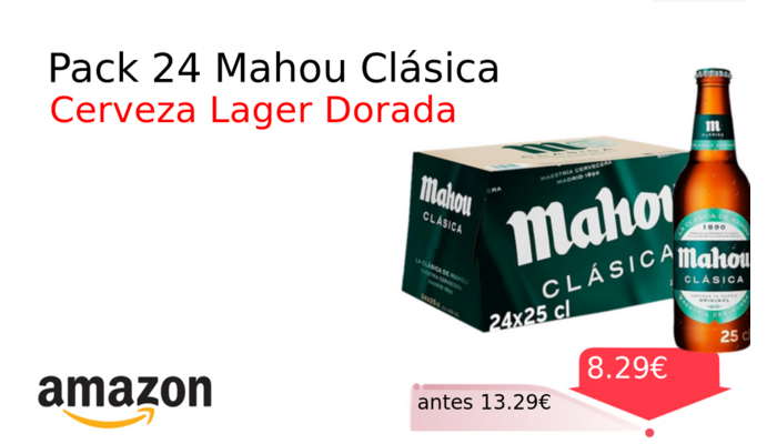 Pack 24 Mahou Clásica
