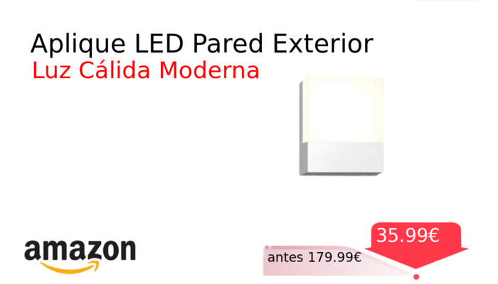 Aplique LED Pared Exterior