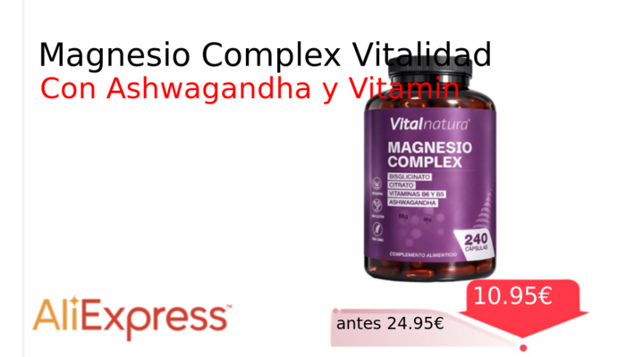 Magnesio Complex Vitalidad