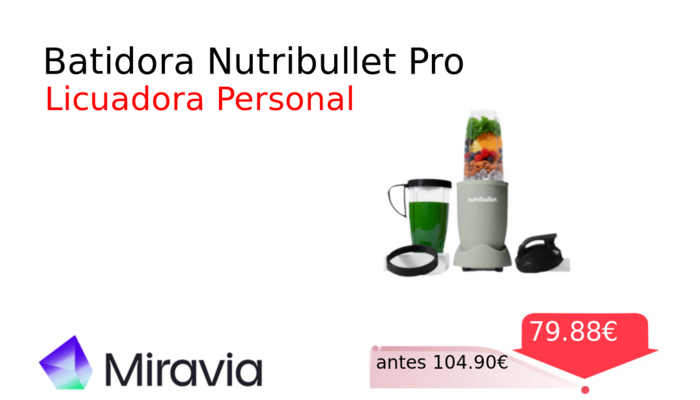 Batidora Nutribullet Pro