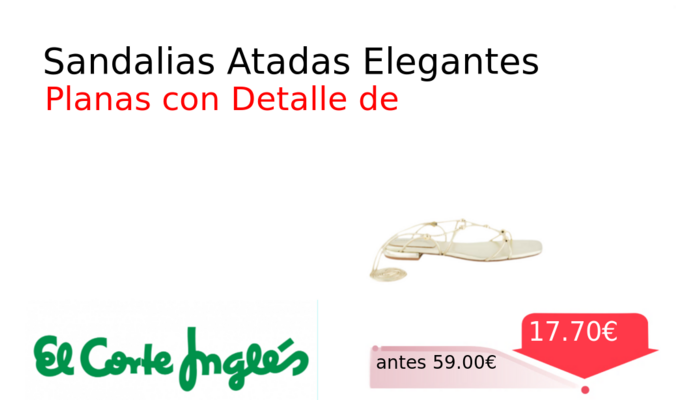 Sandalias Atadas Elegantes