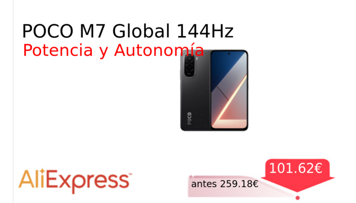 POCO M7 Global 144Hz