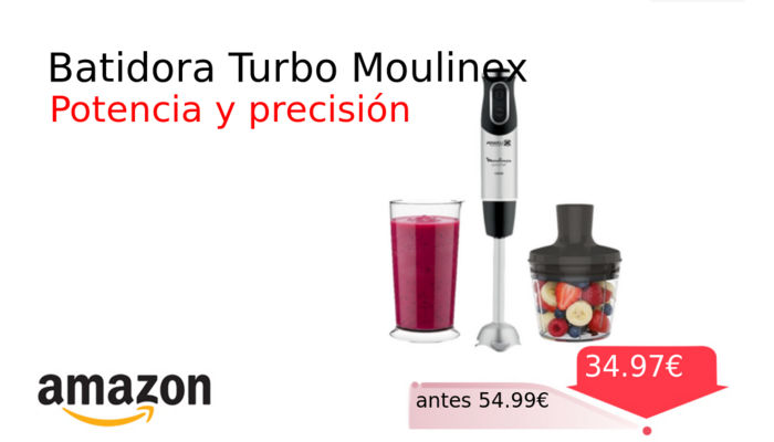 Batidora Turbo Moulinex