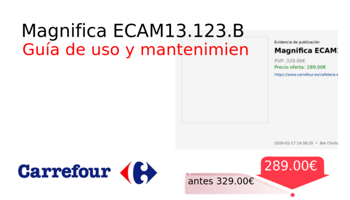 Magnifica ECAM13.123.B
