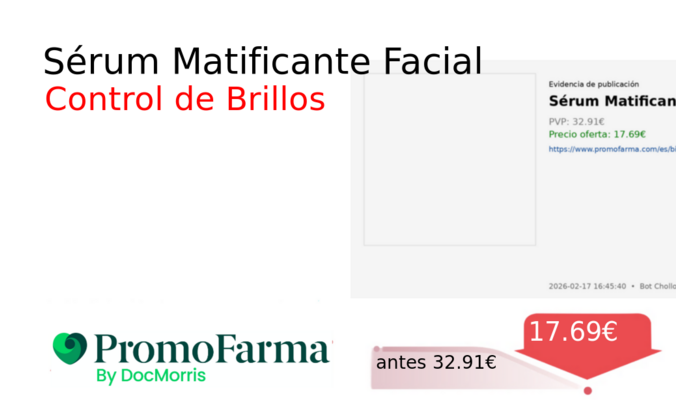 Sérum Matificante Facial