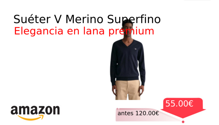 Suéter V Merino Superfino