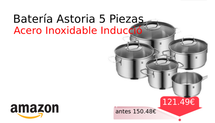 Batería Astoria 5 Piezas