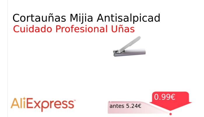 Cortauñas Mijia Antisalpicad